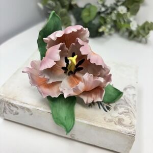 Vintage Lenox Parrot Tulip 1989 Garden Flowers Fine‎ Porcelain Floral Figurine